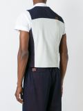 contrast back panel waistcoat