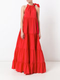 flared maxi dress