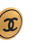 CC button clip-on earrings