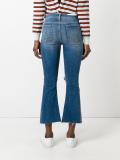 flared cropped jeans 
