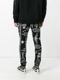 church print leggings 