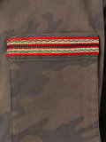 embroidered trim field jacket 