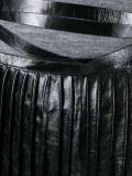 pleated A-line skirt