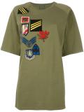 multi patch T-shirt 