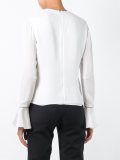 frill sleeve blouse