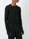 asymmetric hem sweatshirt