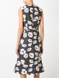 Whisper print A-line dress