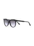 Intrecciato trim round sunglasses