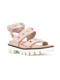star studded strapped sandals
