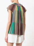 glitter pleated top