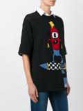 space motif shortsleeved jumper