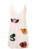 embroidered slip dress