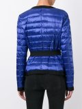 belted cropped puffer jacket