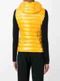 zipped hooded gilet