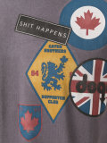 logo patch print T-shirt