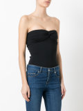 strpaless ruched detail body