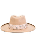 embellished felt hat 
