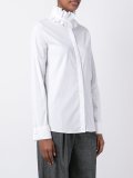ruffle collar shirt