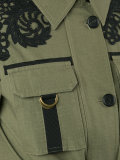 drawstring fitted jacket 