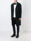 jacquard single breasted coat