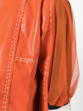 cropped short sleeve jacket