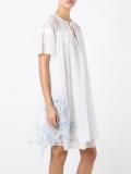 embroidered shift dress