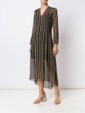 semi sheer high low dress