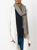 checked scarf