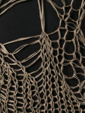 open knit asymmetric dress