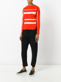 drawstring tapered trousers 