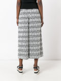 printed wide leg culottes