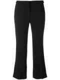 cropped flared trousers