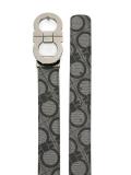 all-over double Gancini belt