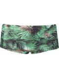 foliage print swim trunks