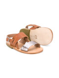 two-tone sandals