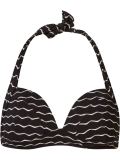 striped bikini top