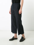cropped pinstripe trousers