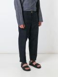 宽松斜纹棉裤