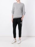 three stripe cigarette trousers