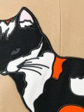 猫咪贴花单排扣外套