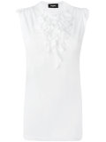 ruffled tank top