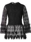 floral lace blouse