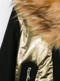 faux fur collar jacket