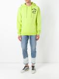 logo print hoodie