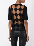 shortsleeved boat neck blouse