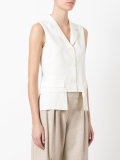 cropped waistcoat