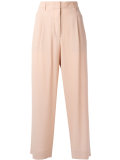 cropped flared trousers
