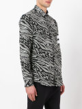 abstract print shirt