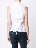 high shawl collar vest