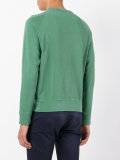 embroidered logo sweatshirt